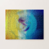 Lilies hart, abstract surrealistisch poster legpuzzel (Horizontaal)