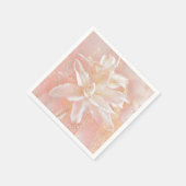 Lilies in roze fantasy servet (Hoek)