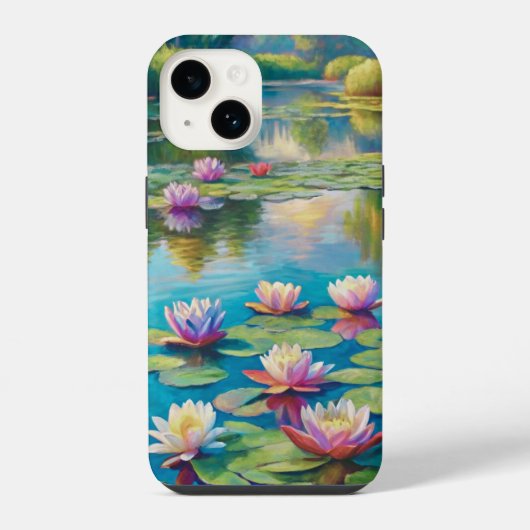 Lilies in the River iPhone Hoesje (Achterkant)