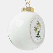 Lilies Keramische Bal Ornament (Links)