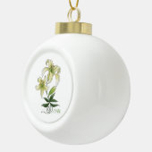 Lilies Keramische Bal Ornament (Rechts)