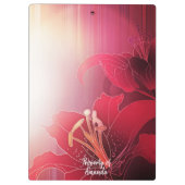 Lilies Klembord (Achterkant)