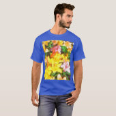 Lilies Love and Light Waterverf Art T-shirt (Voorkant volledig)