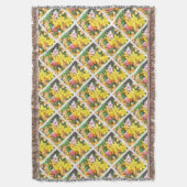 Lilies Love and Light Waterverf Deken (Voorkant Verticaal)