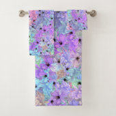 Lilies met bijen bad handdoek (Insitu)