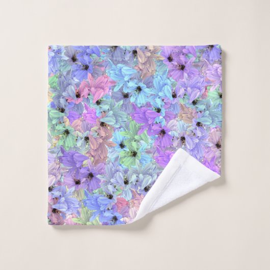 Lilies met bijen bad handdoek (Wasdoekje)