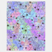 Lilies met bijen fleece deken (Voorkant)