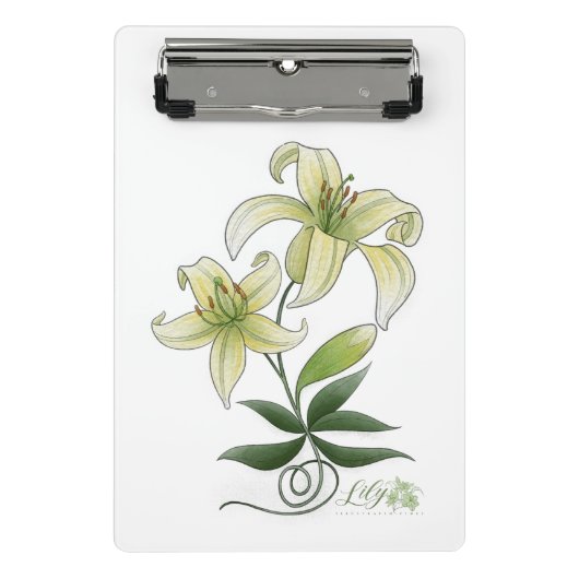Lilies Mini Klembord (Voorkant)