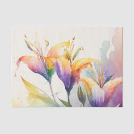 LILIES mooi bloemendecoupage papier