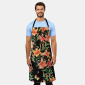 Lilies naadloos achtergrondpatroon. schort (Gedragen)