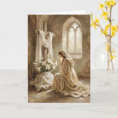 Lilies of His Love Easter Card Kaart (Gele Bloem)