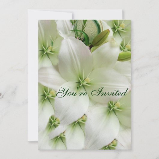 Lilies of Love_Invitation Kaart (Voorkant)