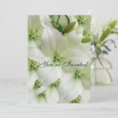 Lilies of Love_Invitation Kaart (Staand voorkant)