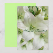 Lilies of Love_Invitation Kaart (Voorkant / Achterkant)