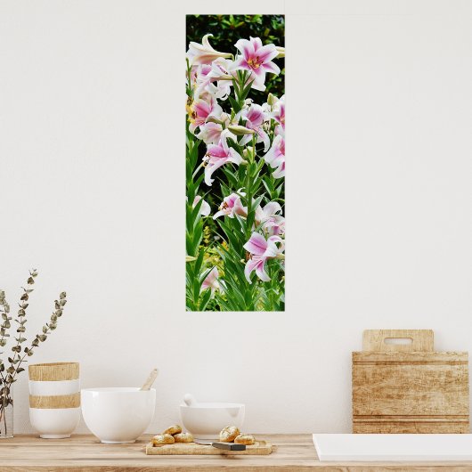 Lilies op het Poster ter plaatse (Keuken)