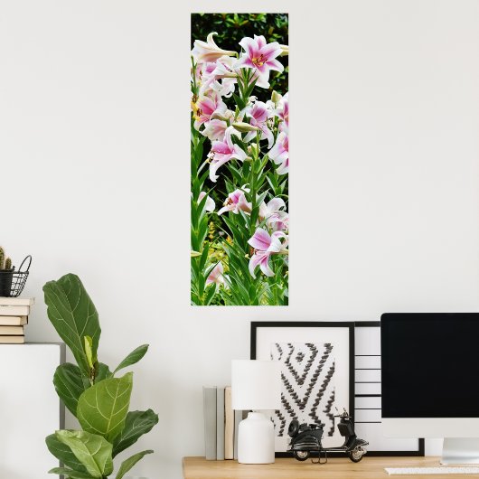 Lilies op het Poster ter plaatse (Thuiskantoor)