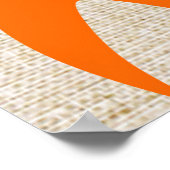 Lilies op Linen Poster (Hoek)