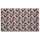 Lilies op zwart stof (Fat Quarter)