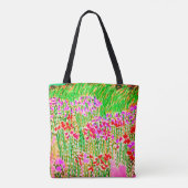 Lilies overal Canvas tas (Achterkant)