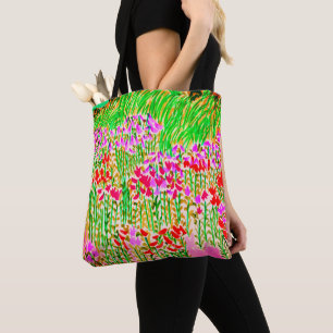 Lilies overal Canvas tas