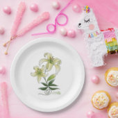 Lilies Papieren Bordje (Feest)