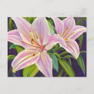 Lilies planten briefkaart