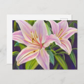 Lilies planten briefkaart (Voorkant / Achterkant)