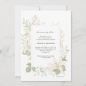 Lilies Post Trouw Brunch Uitnodiging (Achterkant)