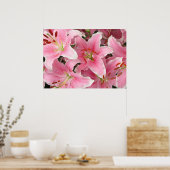 Lilies Poster (Keuken)