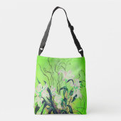 Lilies van de soort van bestemming crossbody tas (Achterkant)