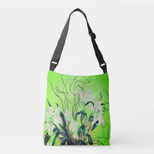Lilies van de soort van bestemming crossbody tas (Voorkant)
