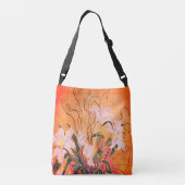 Lilies van de soort van bestemming crossbody tas (Achterkant)