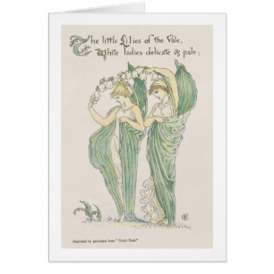 Lilies van de Vale uit Flora's Feast, 1901 (colo)