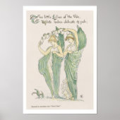 Lilies van de Vale uit Flora's Feast, 1901 (colo) Poster (Voorkant)