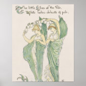 Lilies van de Vale uit Flora's Feast, 1901 (colo) Poster (Voorkant)