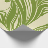 Lilies van de vallei. Floral lijst. Mooie vint Cadeaupapier (Hoek)