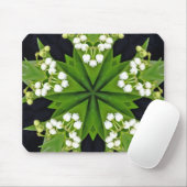 Lilies van de vallei mandala muismat (Met muis)