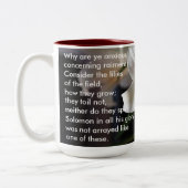 Lilies van het veld - Mok (Links)