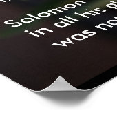 Lilies van het veld - Poster (Hoek)