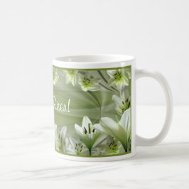 Lilies voor Pasen! Koffiemok