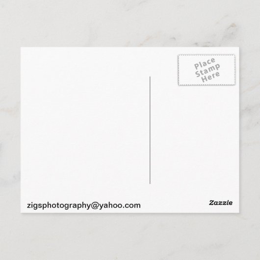 Lilikoi Flower Briefkaart (Achterkant)