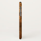 Lilikoi Hibiscus Hawaiian Faux Burl Wood Case-Mate iPhone Case (Achterkant/links)