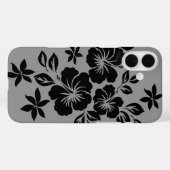 Lilikoi Hibiscus Hawaiian Floral Gray Case-Mate iPhone Case (Achterkant (horizontaal))