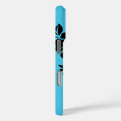 Lilikoi Hibiscus Hawaiian Floral Turquoise Case-Mate iPhone Case (Achterkant / Rechts)