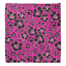 Lilikoi Paw Pareau Hawaiian Hibiscus Fuchsia