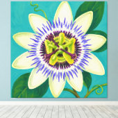 lilikoi-schilderij canvas afdruk (Insitu (Houten vloer))