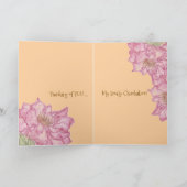 *'LiLilyBlooms' ontwerp ...Denken aan jou Bedankkaart (Binnen)