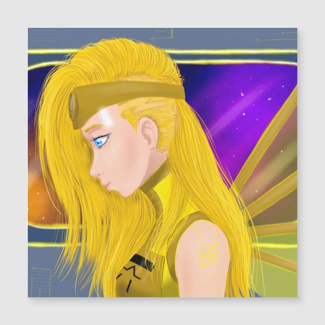 Lilin OC - Cyborg engel - Starset geïnspireerde ku (Voorkant)