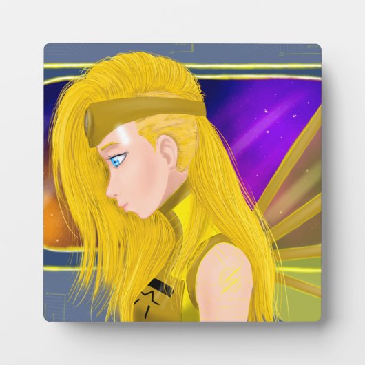 Lilin OC - Cyborg engel - Starset geïnspireerde ku Fotoplaat (Voorkant)