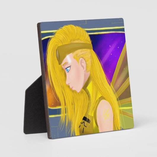 Lilin OC - Cyborg engel - Starset geïnspireerde ku Fotoplaat (Voorkant)